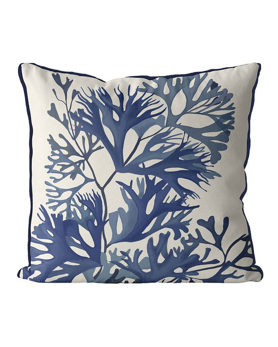 Seaweed 2 Blue, Cushion / Throw Pillow