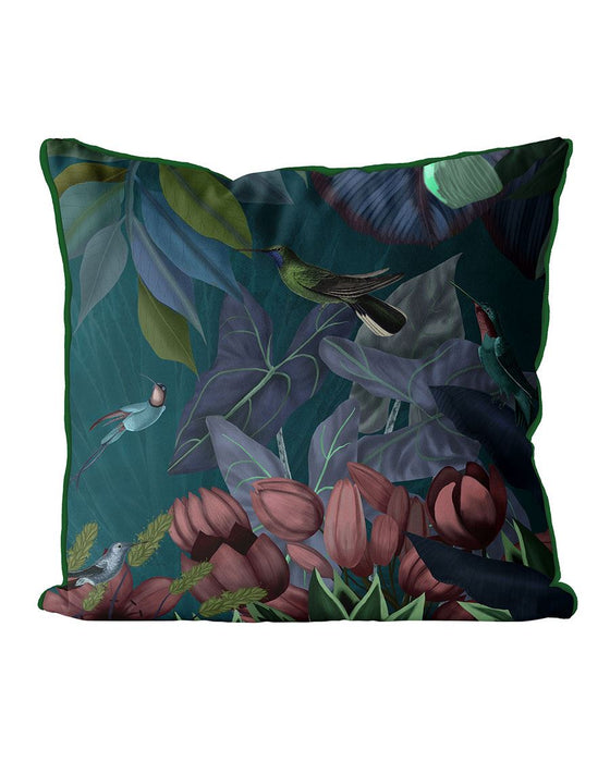 Hummingbird Garden 1, Cushion / Throw Pillow