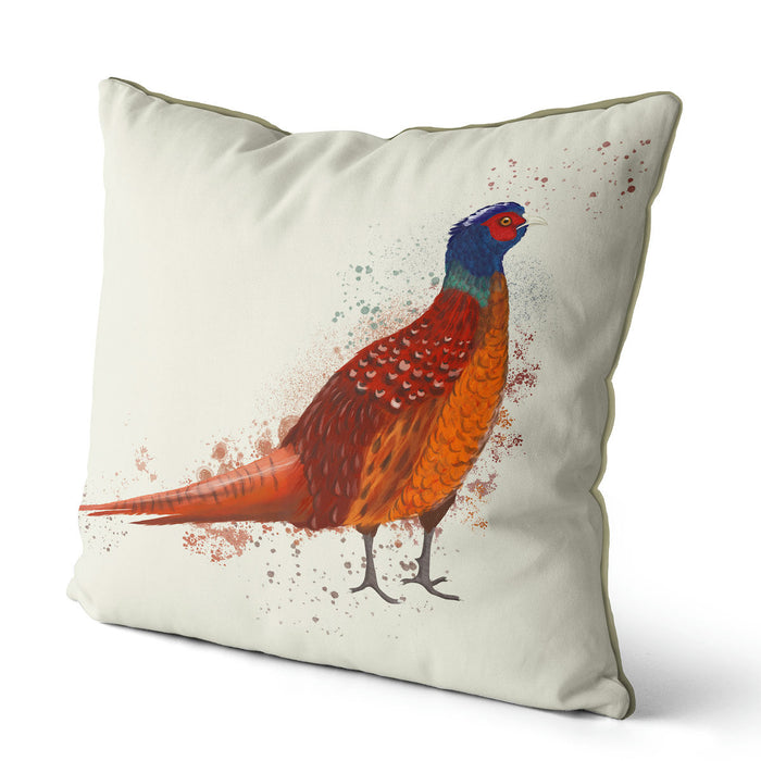 Pheasant splash 4, Cushion / Throw Pillow