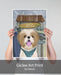 Shih Tzu Surf Shack, Dog Art Print, Wall art | Print 18x24inch