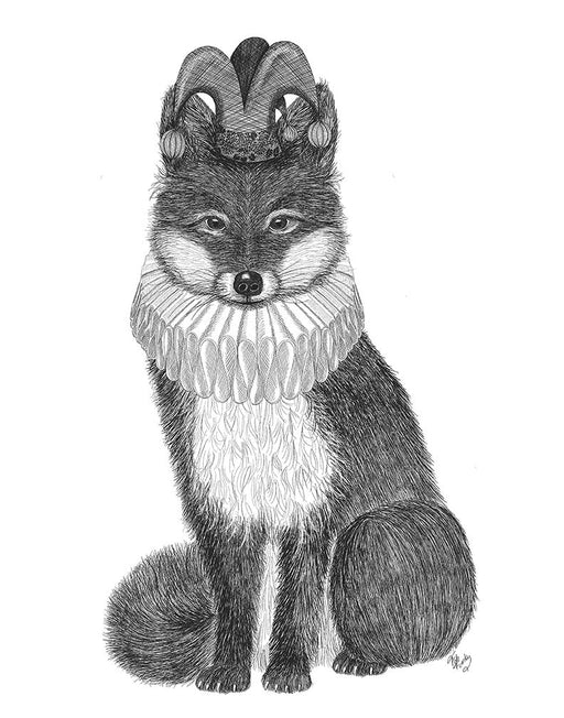 Fox Gooseberry Fool, Limited Edition Print of drawing | FabFunky
