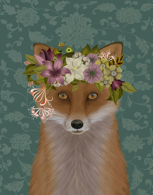Fox Bohemian, Art Print, Canvas Wall Art | FabFunky