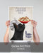 Chihuahua Black Pasta Cream, Dog Art Print, Wall art | Print 18x24inch
