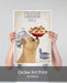 Chihuahua Fawn Pasta Cream, Dog Art Print, Wall art | Print 18x24inch