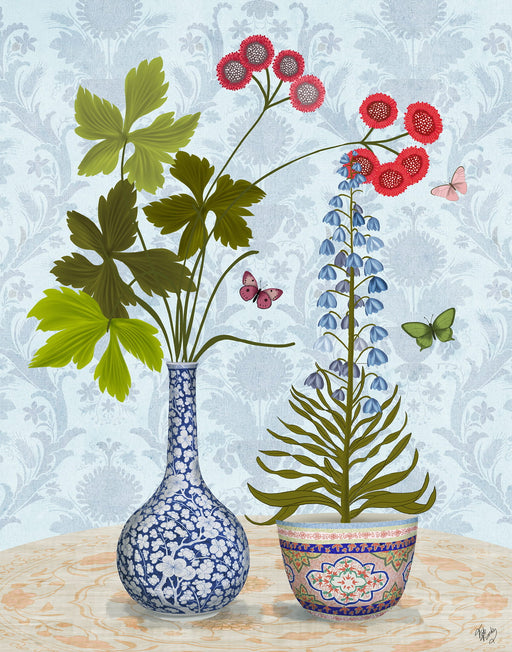 Breakfast Table Flowers 1, Art Print, Canvas art | FabFunky